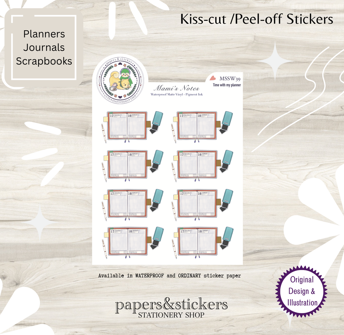 Mami and Friends - MSSW39 Planner Time