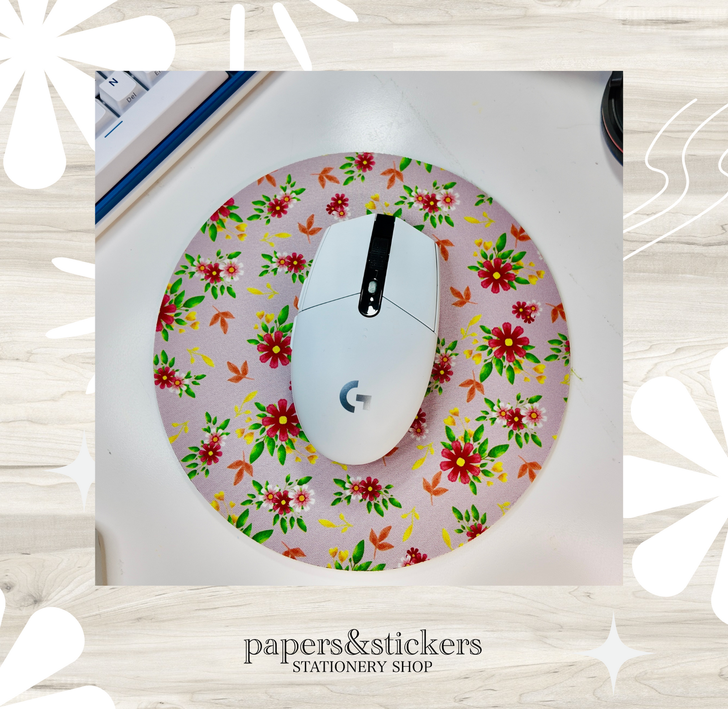 Mouse Pad Floral - MPFL (Round)